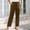 Brown, variant on Olyvenn Stylish Cotton Linen Pants Women,High Waisted Casual Drawstring Elastic Long Pants Wide Leg Comfy Soft Baggy Pants Beige XXXL