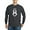 Charcoal, variant on CafePress - Sigma Alpha Iota Black And White Crest Long Sleeve T Shirt - Long Sleeve Dark T-Shirt