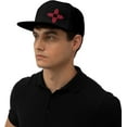 thumbnail image 7 of New Mexico Zia Sun Hats Adjustable Fashion Flat Bill Baseball Cap Trucker Caps for Outdoor Adult Black, 7 of 7