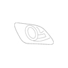 Genuine OE Mitsubishi Fog Lamp Bezel - 8321A384
