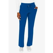 MED COUTURE Women Yoga 1 Cargo Pocket Pant, Color: Royal, Size: L (8747-ROYL-L)