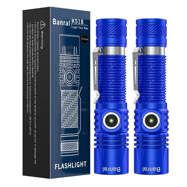 Linterna táctica Banral K518 recargable USB-C 500m