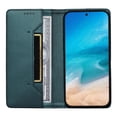 thumbnail image 3 of RFID Blocking Wallet Case for iPhone 14 Magnetic Leather Flip Cover with Stand Green, 3 of 7