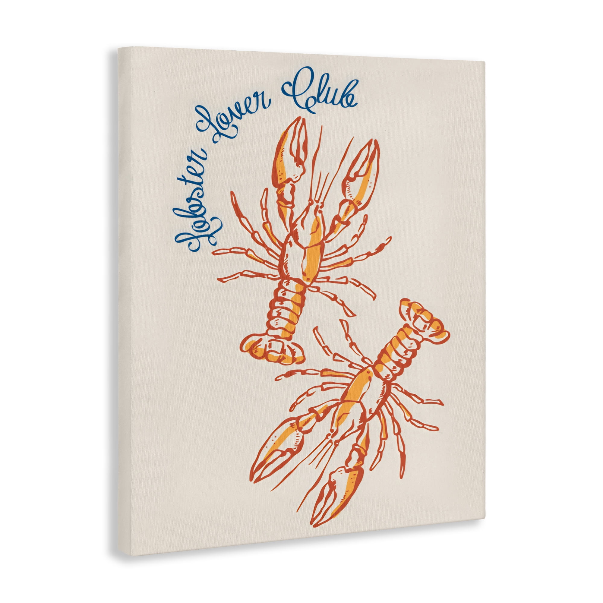 Stupell Industries Lobster Lover Club Canvas Wall Art, design by The Prints Vibe