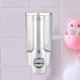 thumbnail image 4 of Dispensador de jabón para ducha Dispensador de jabón montado en la pared para baño Bomba de loción líquida(350ml), 4 of 5