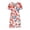 Red#1, variant on Xuniizn Summer Dresses for Women Floral Print V Neck Ruffle Sleeve Beach Flowy Sundress Holiday Casual Breathcble Slim A-Line Boho Midi Dress, S-2XL