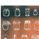 thumbnail image 1 of 30 Sheets Transparent Bottle Shape Sticker DIY Rich Patterns Decorative Scrapbooking Stickers for Photo Album Journals, 1 of 3
