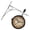 Black, variant on Double Side Wall Clock Retro Industrial Wall Clock for Outdoor Indoor Decorative Art Clocks Home Decorations