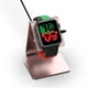 thumbnail image 5 of Soporte Del Cargador Soporte de carga, soporte para reloj, bobina de tarjeta de silicona para Apple Watch Series (oro rosa), 5 of 9