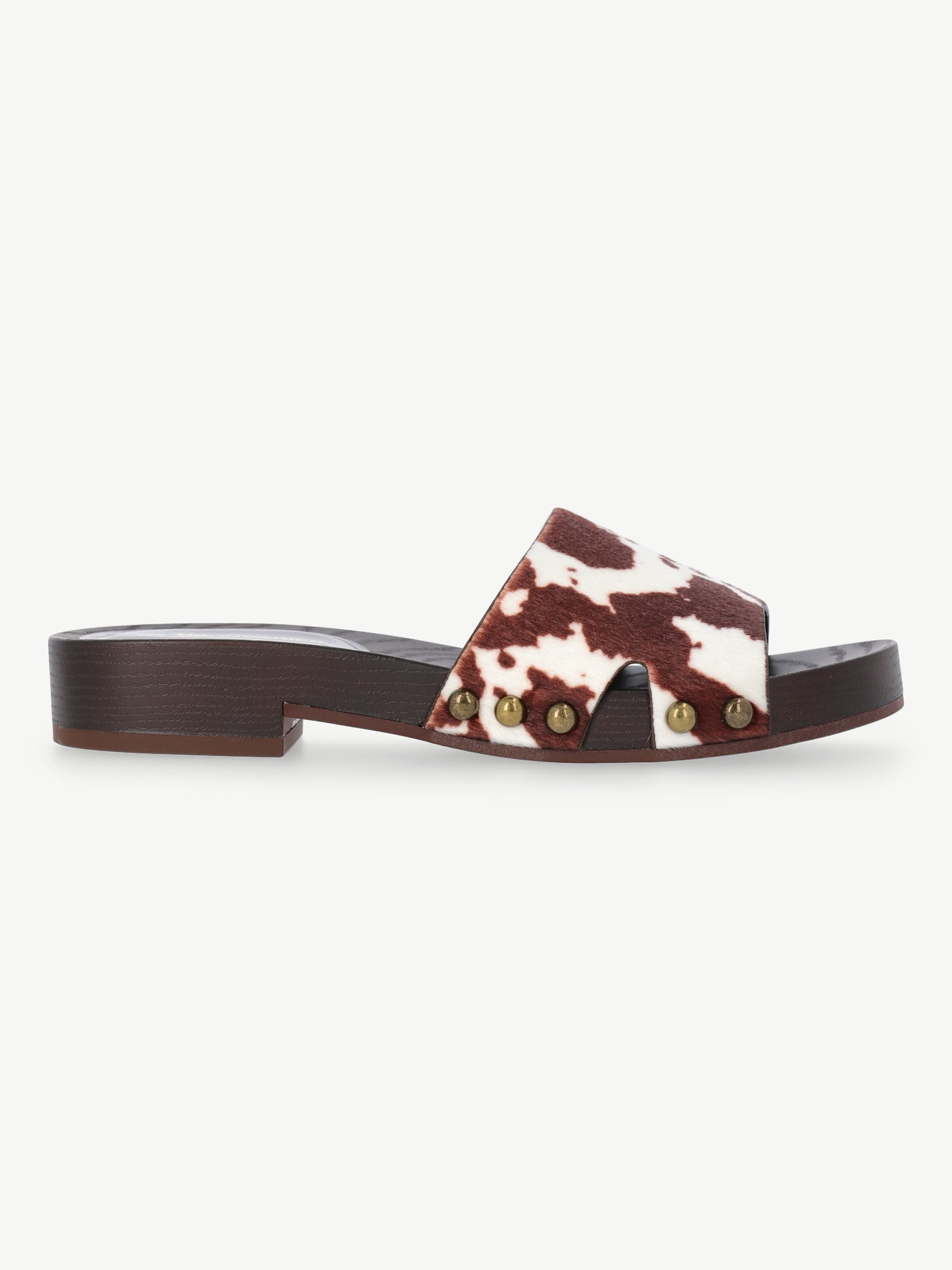 No Boundaries Studded Clog Sandals, Women's