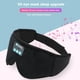 thumbnail image 4 of Auricular de música estéreo compatible con Bluetooth V5.0 para personas que duermen de lado Negro, 4 of 5