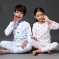 thumbnail image 2 of Conjuntos de Pijamas de invierno para niños y niñas, Pijamas gruesos de algodón de 3 capas, suaves, de Navidad, 2 of 3