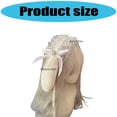 Rhinestone Rabbits Ears Headband Soft Adjustable Lace for Women Girls ...