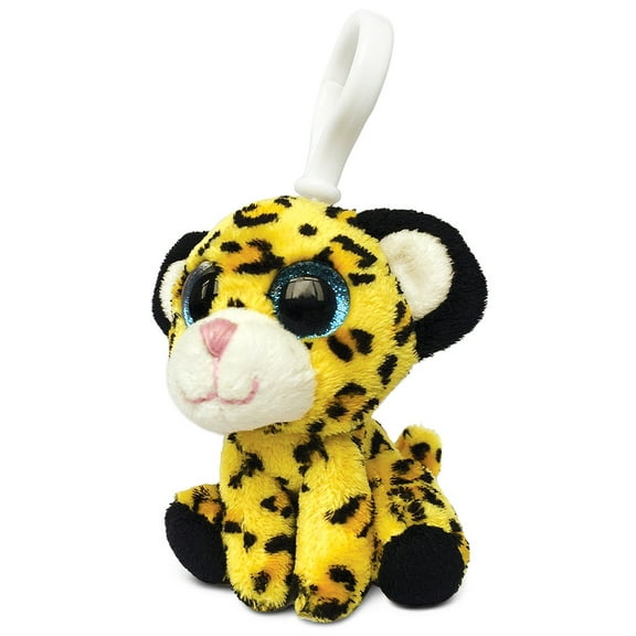Big Eye Keychain Yellow Leopard
