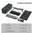 thumbnail image 4 of LUOMATE Bluetooth Smart Glasses with Open Ear Audio, Touch Control & UV Protection, 5.0 Stereo Headphones for Outdoor Running Cycling Driving, 4 of 8