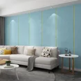 thumbnail image 3 of Tela de pared de lino autoadhesiva, bolsa suave, papel tapiz anticolisión, clic de pared, Color sólido de alta calidad, decoración del hogar, pegatina de pared, 3 of 5