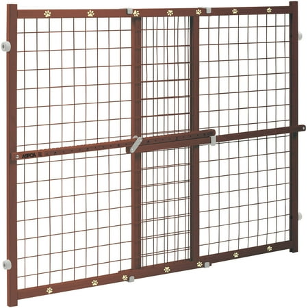 ASPCA Large Breed Pet Gate, Mahogany
