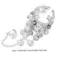 thumbnail image 3 of BRIGHTFUFU 2 piezas Pulsera de danza del vientre Gity Jewelry Women Pulsera de monedas Brazalete de tobillo, 3 of 7