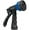 Black/Blue, variant on 2-Pack Orbit 56016N 7 Spray Pattern Adjustable Water Pistol - Lawn & Garden Hose Nozzle