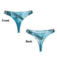 thumbnail image 3 of Fotbe Underwater Dolphin Scene Tanga Sin Costuras para Mujer con Estampado – Panties Invisibles, Transpirables y Cómodos para Uso Diario-Medium, 3 of 6