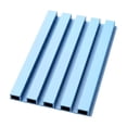 thumbnail image 1 of Panel Decorativo WPC 3D Tipo Lambrín Azul Claro 12 Piezas 1m x 16cm Pared Interior, 1 of 6