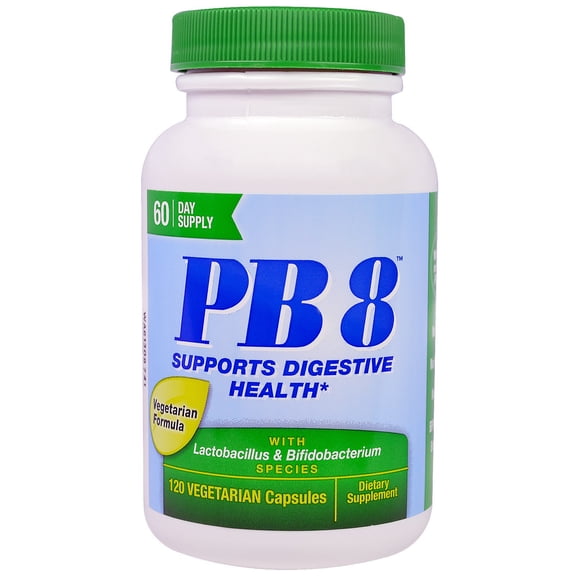 Nutrition Now PB8 With Lactobacillus & Bifidobacterium, 120 Vegetarian Capsules