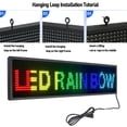 thumbnail image 3 of Scrolling LED Display, Low Power Consumption Programmable LED Sign High Resolution Pure Copper Capacitors 26x14 Inch  for Store Shopping Mall, 3 of 7
