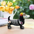 thumbnail image 6 of TOOPTY Novelty Resin Skeleton Dog Statue, Day of The Dead Animal Figurine for Halloween Home Outdoor Decor Ornament, 6 of 7