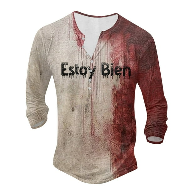 Playeras Interiores Para Hombre, Camiseta De Manga Corta Con Botones Básicos Antiguos De Verano Para Hombre