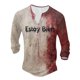 thumbnail image 1 of Playeras Interiores Para Hombre, Camiseta De Manga Corta Con Botones Básicos Antiguos De Verano Para Hombre, 1 of 4