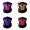 Set-4, variant on 4PC Skull Balaclava and Ghost Mask, Breathable Motorcycle Balaclava Scary Halloween Mask, Cool Motorcycle Face Masks for Men, Half Face for Skiing Riding,10x19 Inch