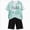 A122-Green, variant on Toddler Boy Summer Clothes Print Short Sleeve Shirt Tops and Shorts Set Summer Outfit 2Pcs 6-12 Months 12-24 Months 2t 3t 4t 5t 6t 7t 8t 9t Children 11-12 Years
