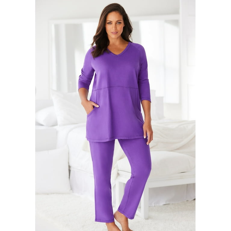 Dreams Co. Women s Plus Size 2 Piece Lounge Set