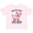 thumbnail image 3 of Inktastic This Little Piggy Loves Daddy- cute Boys or Girls Toddler T-Shirt, 3 of 5