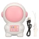 thumbnail image 4 of Ventilador portátil USB recargable de 2 velocidades NikouMX forma de astronauta rosa, 4 of 8