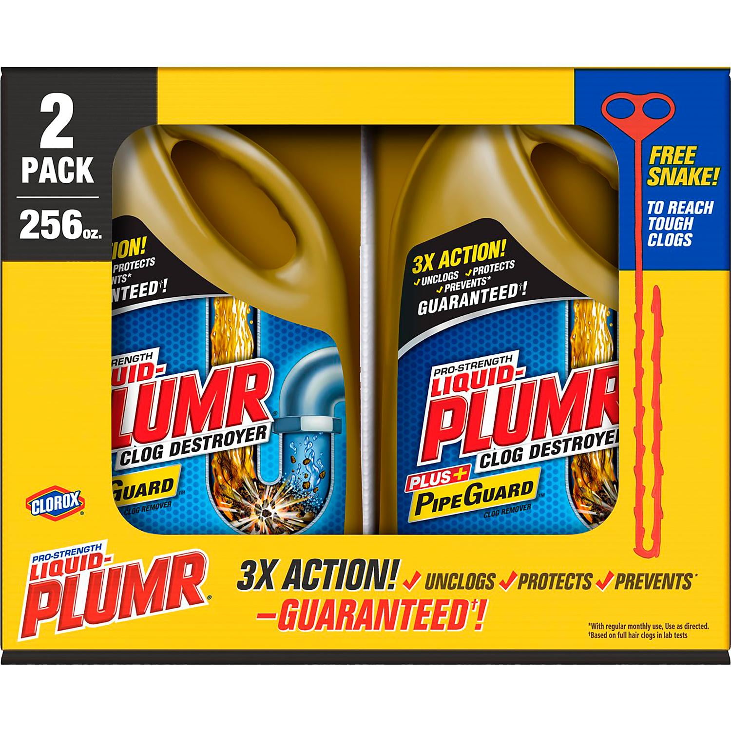LiquidPlumr ProStrength Full Clog Destroyer Plus PipeGuard (128 oz