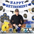 thumbnail image 3 of Police Retirement Party Decorations, Navy Blue Black Police Retirement Party Balloons Decor Happy Retirement Banner Cake Topper Balloons for Officially Retired Police Officer Celebration, 3 of 6