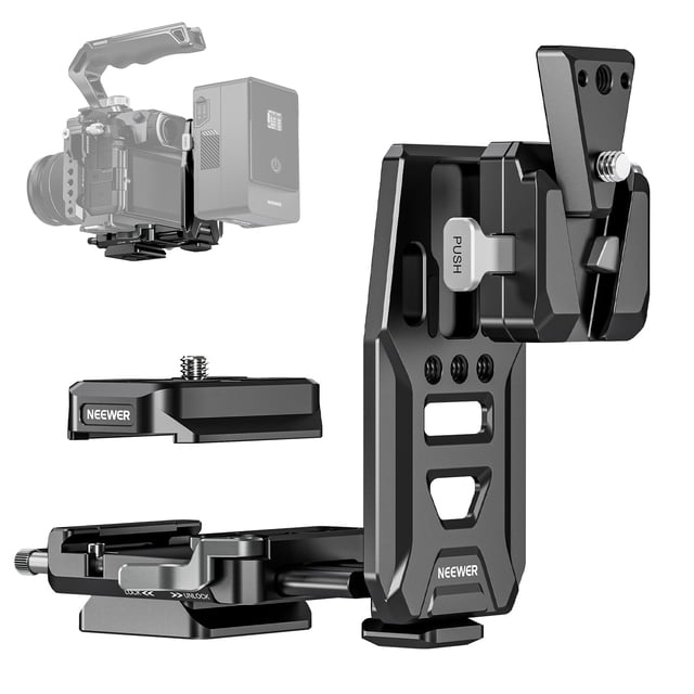 Placa de batería con soporte en V NEEWER para RS4 Pro RS3 Pro Gimbal