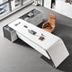 thumbnail image 3 of Balcony Cheap Executive Office Table Drafting Desk Study Modern Desk Office Luxury Drawers Biurko Gamingowe Home Furniture My Lux Decor Round, 3 of 10