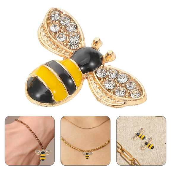 LOLIPPYY 20 Pieces Alloy Charms with Rhinestone Flatback for Jewelry Making and Nail Art Accessories