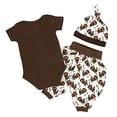 thumbnail image 2 of Boys My 1st Thanksgiving Turkey Romper Harem Pant Set, 2 of 2