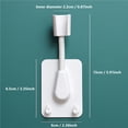 thumbnail image 3 of Support de Pommeau de Douche Réglable Sans Perçage Support de Pommeau de Douche Universel pour Mur Verre Salle de Bain Remplacement Rotation 360 Degrés Support de Pulvérisateur, 3 of 9