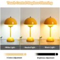 thumbnail image 2 of LED Retro Table Lamp Bedside Decoration Mushroom Lamp - Yellow Rechargeable Model, 2 of 6