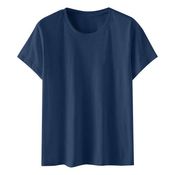 Yijfswar Womens Summer Tops Loose Short Sleeve Crew Neck Tshirts Casual Workout Yoga Tunic Shirts Tops