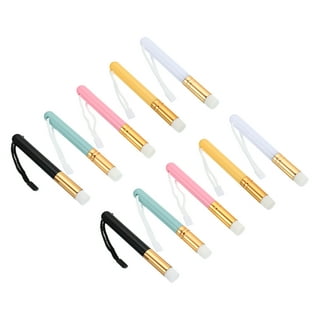 10 pcs Rainbow 4 Ink Blending Brushes for Card Making,Craft Broad  Application Assortment Paper Crafter（with dust Cover and Rotating Brush  Holder）