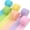 Pastel, variant on Crepe Paper Streamers 6 Rolls 492ft, Pack of Peach, Purple, Light Pink and Pastel Blue Party Streamers for Mermaid Birthday Decorations, Mermaid Party Decorations (1.8 Inch x 82 Ft/Roll)
