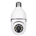 thumbnail image 2 of Cámara de bombilla HD inalámbrica con detección de movimiento, alarma, visión nocturna, imágenes nítidas, WiFi, enchufe E27, para el hogar., 2 of 14