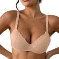 thumbnail image 4 of Sports Bras Wireless Seamless Push Up No Underwire Full Coverage Supportive Soft Comfy Jelly Everyday Bras for Women, 4 of 5