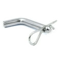 Hyper Tough 1/2 inch Hitch Pin & Clip, Grooved Head, Galvanized, Class