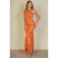 thumbnail image 5 of Capella Tie Dye Printed Cami Bodycon Scoop Neck Maxi Dress - Rosa Apparel, 5 of 7